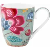 Pip studio Tasse Home Mug XL Blooming Tales Fantasy Blue (6er Set)
