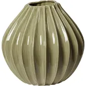 Broste Copenhagen Wide Vase L Dry sage 30cm