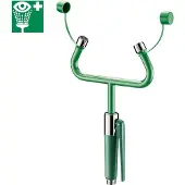 Delabie Handbrause-Augendu. 2 Sprühköpfe Wandmontage + Hinweisschild