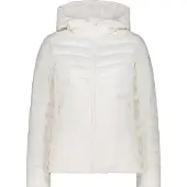 CMP Woman Padded Jacket FIX Hood b.co gesso mel. (A102) 40