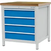 Bedrunka & hirth Kastenwerkbank Breite 810 mm R 24-24 4x Schublade BxTxH 810x750x959 mm -