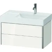 Duravit XSquare Waschtischunterbau wandhängend 78,4x46,0 cm, 2 Schubkästen, für Waschtisch DuraSq