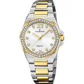Candino Damen Analog Uhr Elegance Elegant Edelstahl Armbanduhr silber gold UC4752/1