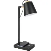 Eglo LED Tischlampe Lacey, Nachttischlampe mit QI-Ladefunktion, Tischleuchte Touch dimmbar, Schlafzimmer Tisch Lampe, warmweiß