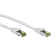Goobay RJ45-Patchkabel mit CAT 8.1-S/FTP-Rohkabel, weiß