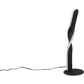 Reality Leuchten LED Tischlampe Ginko, schwarz, für Wohn- / Esszimmer, Metall, Modern, LED Tischlampe