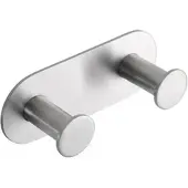 BRILLANTBAD BEASY Kleiderhaken Edelstahl gebürstet 31x115x45 mm für Bad & Küche >> zum Kleben
