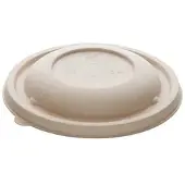 Monouso - Deckel aus Zuckerrohr für Schüssel Ø17cm (75 Stück)