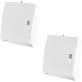 Plock GmbH Papierhandtuchspender Funny - Kunststoff - weiß - 2 Handtuchspender