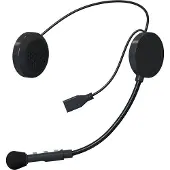 INF Motorradhelm-Headset Bluetooth 5.2 Schwarz