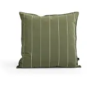 HAY - Terrazza Cushion - 60x60 cm - Olivfarbener Schmaler Streifen