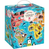 Sonstige Verlage Puzzlove Animals of the World (60 Pcs) 4+ Floor Puzzle