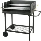 MASTER GRILL Rechteckiger Grill für Profis Mg648