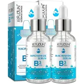 P-Beauty Gesichtsserum Niacinamide Hyaluronsäure B3 10% für Hautpflege 2x30 ml Serum