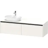 Duravit Ketho.2 Wastafelonderkast 160x55x45,9 cm Supermat Wit