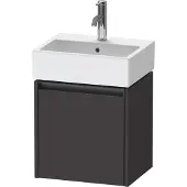 Duravit Ketho.2 Wastafelonderkast 43,4x33,8x44 cm Supermat Grafiet