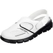 ABEBA Clog weiß/ schwarz - 41