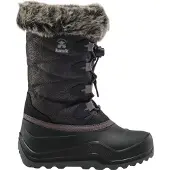 Kamik NF4442CBLK Kinder Winter-Schneeschuhe aus Kunststoff in Schwarz