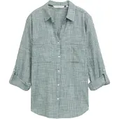Tom Tailor With Slub Structure 1035247 Langarmbluse