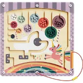 TOPBRIGHT EINHORN FANTASIE LABYRINTH Magnetspiel ab 36 Monate, Bunt