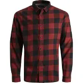 Jack & Jones Gingham Twill Langarmhemd