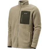 Columbia Men's Jasper Ridge Pebbled Fleece Jacket stone green, greenscape (397) M