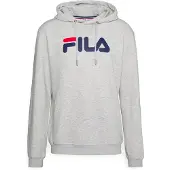 FILA Barumini Herren Hoodie Kapuzen-Pullover Pulli Sweater Baumwoll-Sweatshirt FAU0068-80000 Grau-Meliert