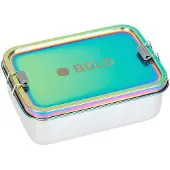 Lassig Brotdose Kinder - Edelstahl Lunchbox BOLD, rainbow