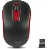 Speedlink CEPTICA kabellose Maus, fürs Büro/Home Office - 10m Reichweite, Schwarz/Rot