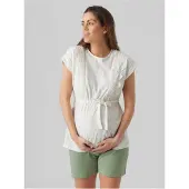 Mamalicious Alisa Mary Maternity Kurzarm-bluse