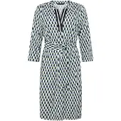 Betty Barclay Blusenkleid mit Gürtel in Blau/Grün | Gr.: 42