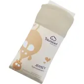 Träumeland Bettlaken TRÄUMELAND "kuschelweiches Spannbetttuch Jersey", beige, B:40cm L:90cm, Jersey, Obermaterial: 100% Baumwolle, Bettlaken, Bettlaken, aus 100% kuscheliger Baumwolle