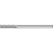 PFERD 21200283 Fræsestift Hårdt metal Cylinder med endefortanding Længde 43 mm Mål, Ø 3 mm Arbejdslængde 13 mm Skaftdiameter 3 mm 1 stk.