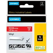 Dymo 1805416 - (12 mm) - Schwarz auf rot - Tape