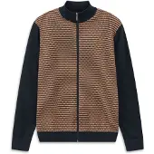 Bugatti Strickjacke "Regular Fit" mit Struktur