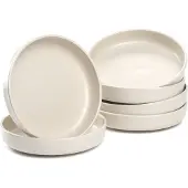 Leonardo Teller Roma Creme 20 cm (Set von 6 Stück)