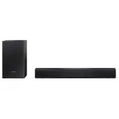 Sharp HT-SBW121, 2.1 Kanäle, Voice, Film, Sport, Spiel, Nacht, Musik, Benutzerdefinierung, 5,08 cm (2"), 11,4 cm (4.5"), Schwarz, MP3, WAV