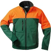 On24 Sanddorn Softshell Jacken grün/orange - S
