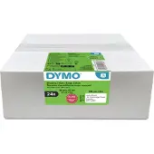 Dymo LabelWriter-Etiketten S0722430/99014, rechteckig, 54 x 101 mm, permanenthaftend, 24 Rollen mit jeweils 220 Etiketten, FSC-Papier, weiß