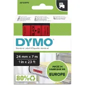 Dymo 53717 (S0720970) - (24 mm) - Schwarz auf rot - Tape