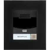 2N Telecommunications 9155301CBF - IP Solo mit Kamera, Unterputz, schwarz (inklusive Einbaurahmen)