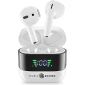 MusicSound SPARK, True Wireless Stereo (TWS), Anrufe/Musik, 66 g, Kopfhörer, Weiß