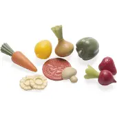 Dantoy Green Garden - Obst & Gemüse im Netz - 10 Teile - - One Size - Spiellebensmittel