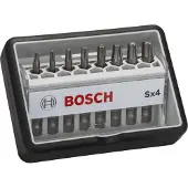 Bosch 8-piece screwdriver bit set Robust Line Sx Extra Hart 49 mm, 8 pieces