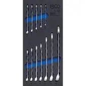 Bgs 4082 1/3 Werkstattwageneinlage: Maul-Ringschlüssel-Satz, 6-22 mm, 12-tlg.