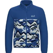 Jack Wolfskin - Kid's Paw Era 100 Print Fullzip - Fleecejacke Gr 152 blau