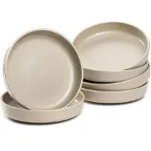 Leonardo Teller-Set "Suppenteller ROMA, Keramikteller, ca. 20 cm, 6-teilig" Teller Set, Geschirr-Set, Service, spülmaschinengeeignet