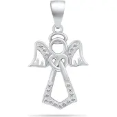 Brilio Silver - Fashion silver angel pendant PENT113
