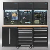 Datona Werkstatteinrichtung PREMIUM 200 cm Eiche