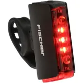 Fischer Fahrrad-Rücklicht FAHRRAD "Display Akku Rücklicht TWIN STOP", schwarz, Fahrradlampen, Fahrrad-Rücklicht